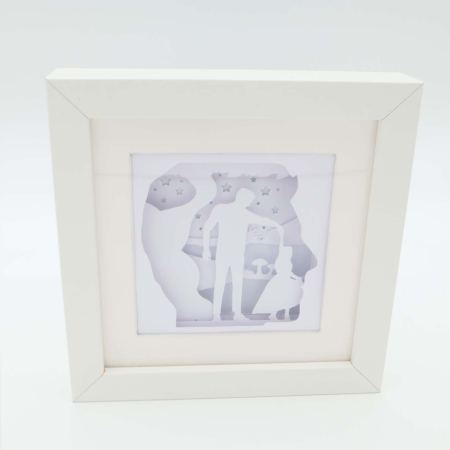 Shadow box - Light box per il papà